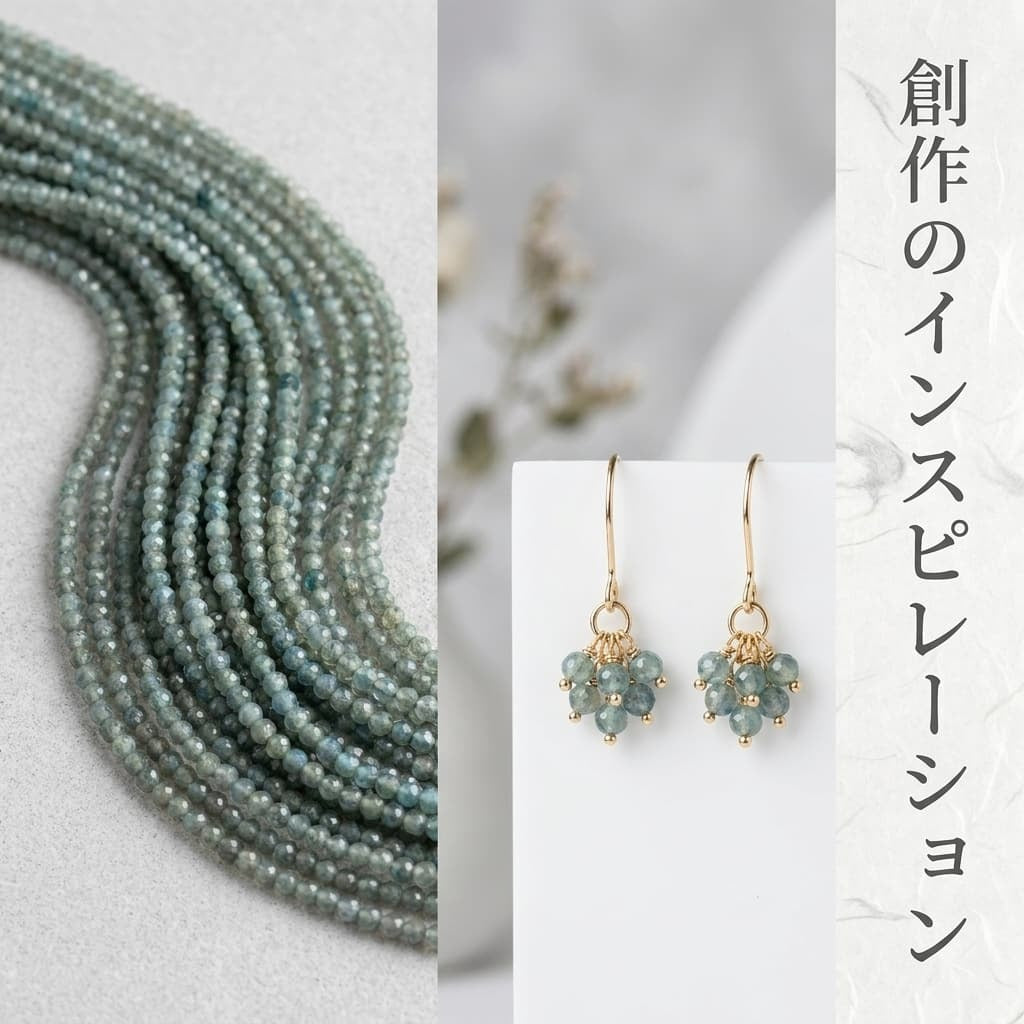 カイヤナイト ラウンド グリーン 2mm | K0001