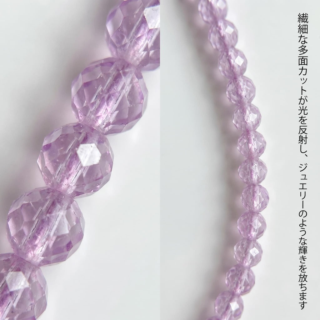 クンツァイト ラウンド ピンク紫 2mm | K0010