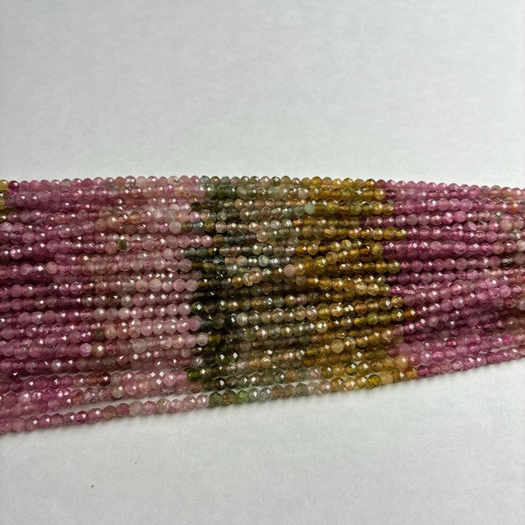 トルマリン ラウンド カラフル 3mm | K0029