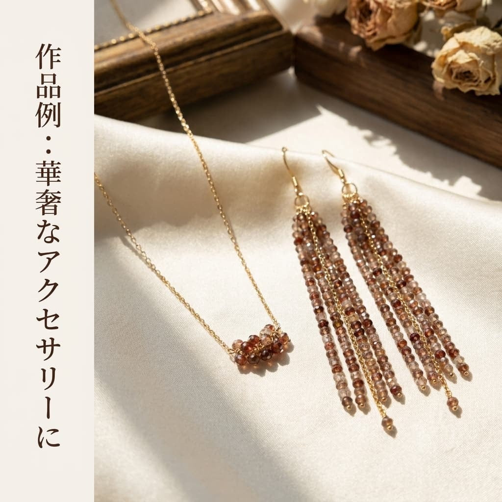 ジルコン ラウンド 茶 2.4mm | K0035
