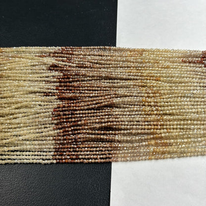 ジルコン ラウンド 茶色グラデーション  2mm | K0038
