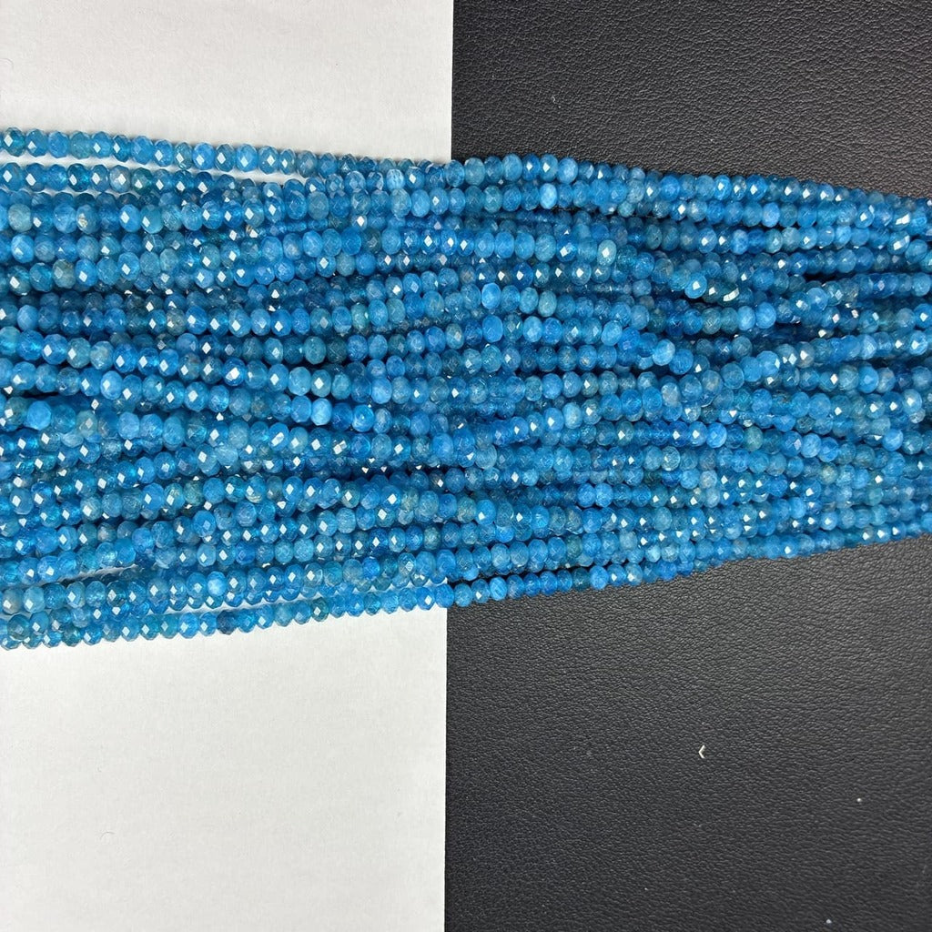 アパタイト ボタン 青 4.1mm | K0051