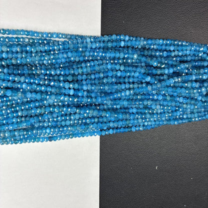 アパタイト ボタン 青 4.1mm | K0051