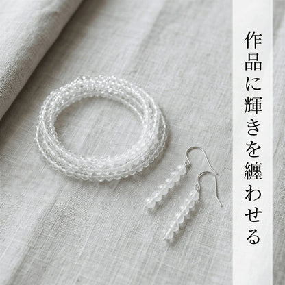 水晶 ラウンド 透明 3.6mm | K0059