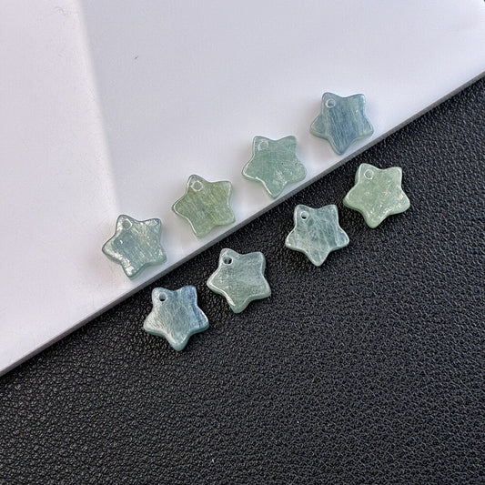 カイヤナイト グリーン スター 10粒 1セット|L0018