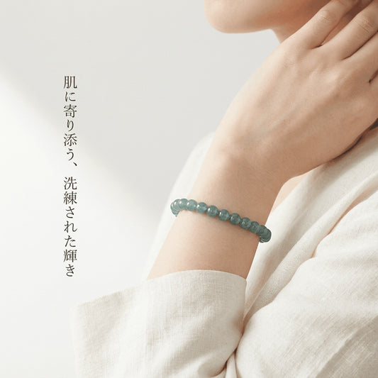 天然翡翠 グアテマラ産 AAランク 丸玉 6mm 10粒セット|L0022
